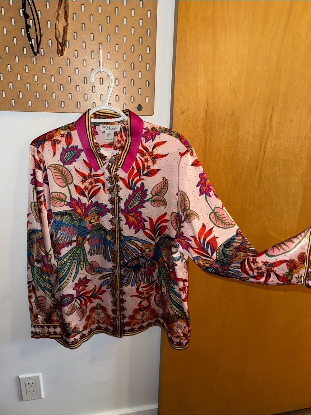 Rachel Zoe Silk Patterned Blouse